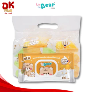 (live) Lalabear ทิชชู่เปียกลาลาแบร์ เจนเทิล สกิน เบบี้เทนเดอร์ กลิ่นข้าวโอ๊ต Oat Milk 65 แผ่น (1 แพ็ค 6 ห่อ)