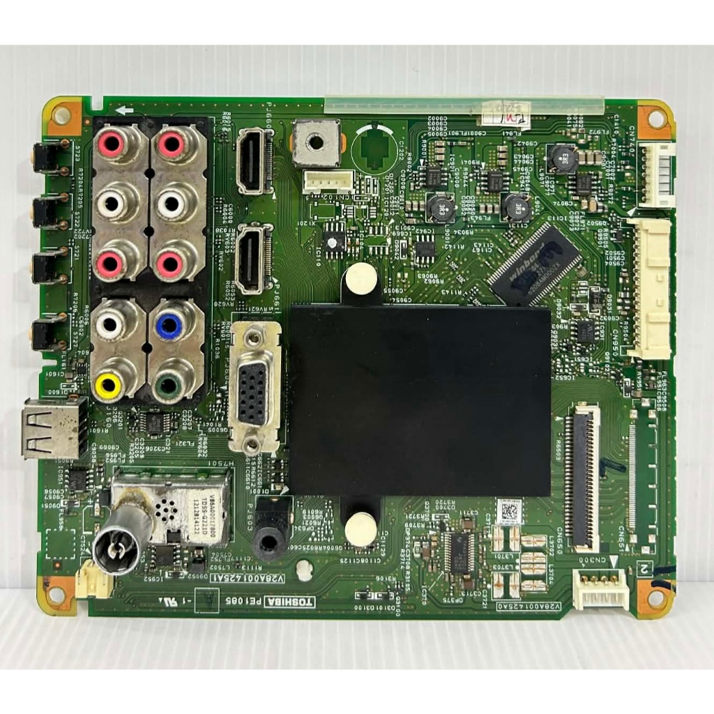 เมนบอร์ด ทีวี TOSHIBA รุ่น 32PB200T พาร์ท V28A001453A1 ของแท้ถอด มือ2 เทสไห้แล้ว