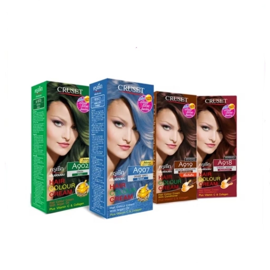 ครูเซ็ท ครีมย้อมผม 60 มล. CRUSET Hair Colour Cream 60 ml.