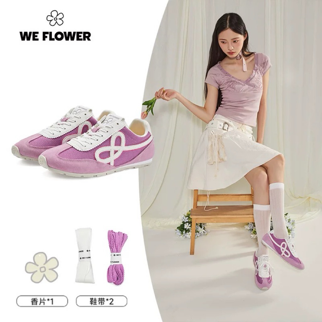 [พรีออเดอร์] รองเท้าผ้าใบ We flower (คอนเฟิร์มsizeก่อนสั่ง)