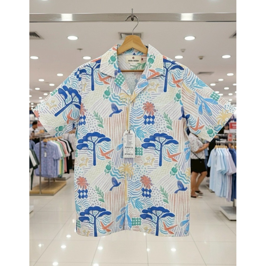 เสื้อผู้ชายแขนสั้นJonh Henryของแท้100%จากShopป้าย1,690ลดเหลือ 389.-มีโค้ดลดเพิ่มไซด์ Sอก43,Mอก45,Lอก47,Xl อก 50,Xxlอก53