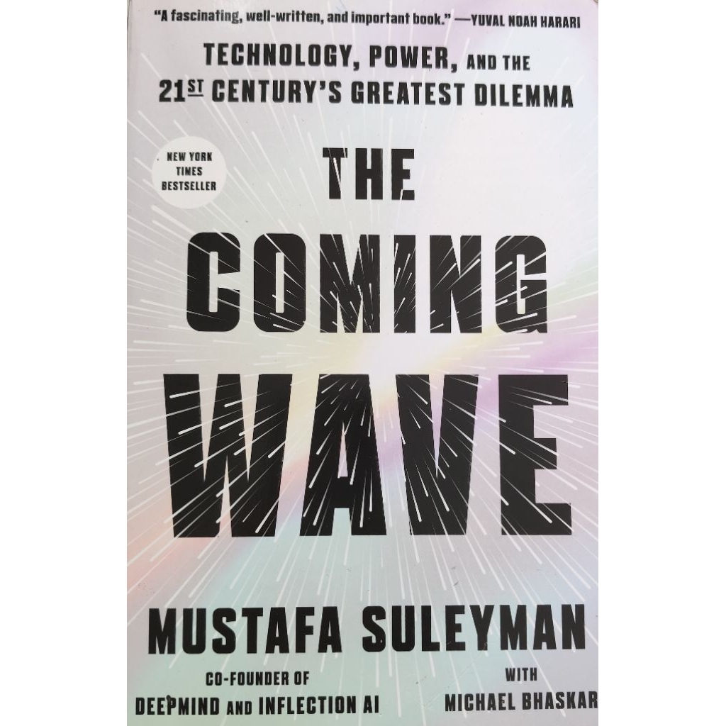 The Coming Wave Mustafa Suleyman Co-founder of Deep Mind หนังสือภาษาอังกฤษ