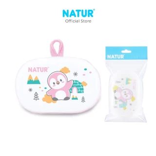 [New] NATUR เนเจอร์ ฟองน้ำถูตัวเด็ก ฟองน้ำอาบน้ำเด็ก (เพนกวิน/ปลาวาฬ)