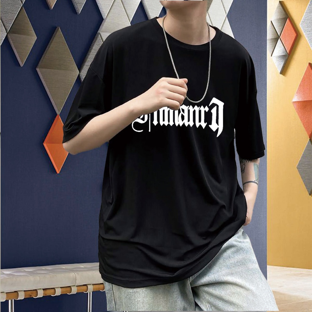 BK-673 เสื้อยืดแฟชั่น มินิมอลคลีนๆ ใส่ได้ทั้งชายหญิง