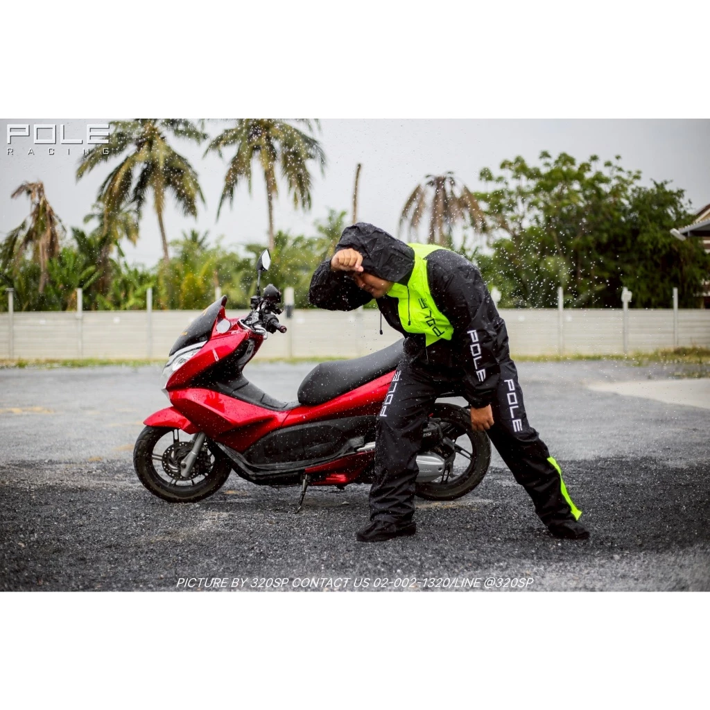 POLE RACING AR801 เสื้อกันฝน ครบชุด ใส่สบาย ทนทาน thumbnail 5