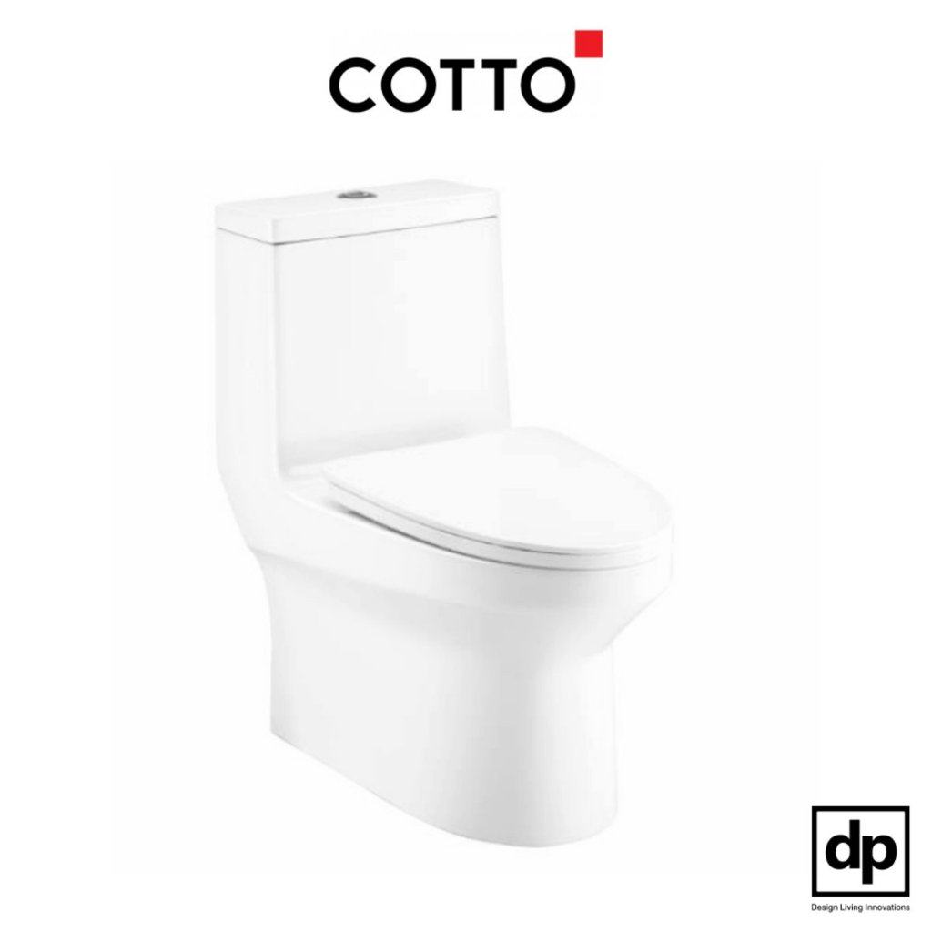 สุขภัณฑ์ COTTO รุ่น C11000 ประหยัดน้ำ 3/4.8 ลิตร สีขาว
