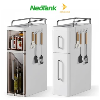 NeoTank ชั้นวางเครื่องปรุงแบบลิ้นชัก กันสนิม กันฝุ่น ฐานมั่นคง ประหยัดพื้นที่ วางได้แม้พื้นที่แคบ