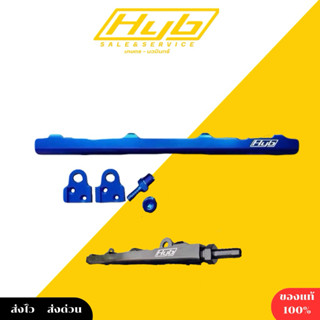 รางหัวฉีด HYB Toyota 1NZ-FE และ ชุดต่อหน้าเกจวัดแรงดัน