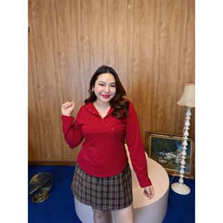 FAMOUS เสื้อแขนยาวปักอก #FMBL-F1T148