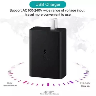 Galaxy 65W ชาร์จเร็วสุด ชุดชาร์จ GaN หัวชาร์จเร็วซัมซุงของ USB type c Cable Fast charge รับประกัน 1 ปี