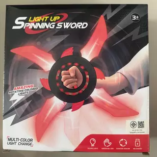 ใหม่ ดาวกระจายหมุน Flywheel Shuriken หมุนดาบ Lightsaber War Blade ดาบเลเซอร์เรืองแสง
