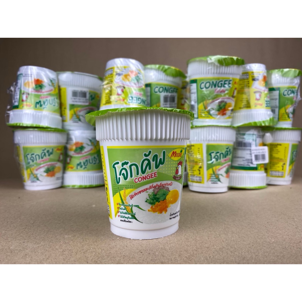 Meedee โจ๊กคัพกึ่งสำเร็จรูป(ฮาลาล) รสไก่