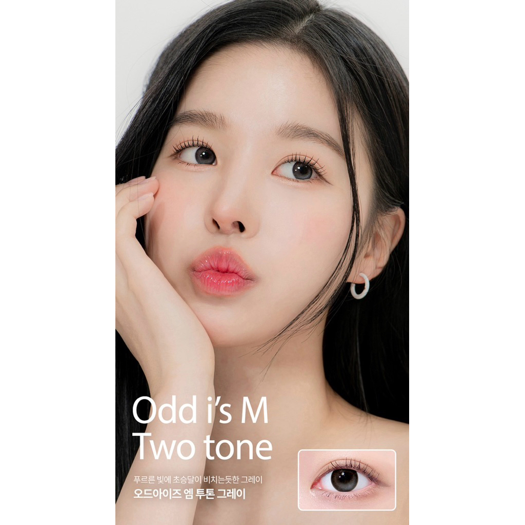 คอนแทคเลนส์ Odd i’s รุ่น M two tone/รุ่น M pure เลนส์รายเดือน