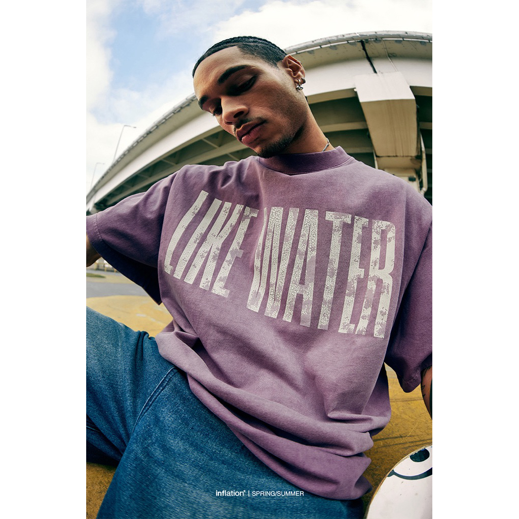 เสื้อยืดผู้ชายโอเวอร์ไซส์ like water - รูปที่ 2