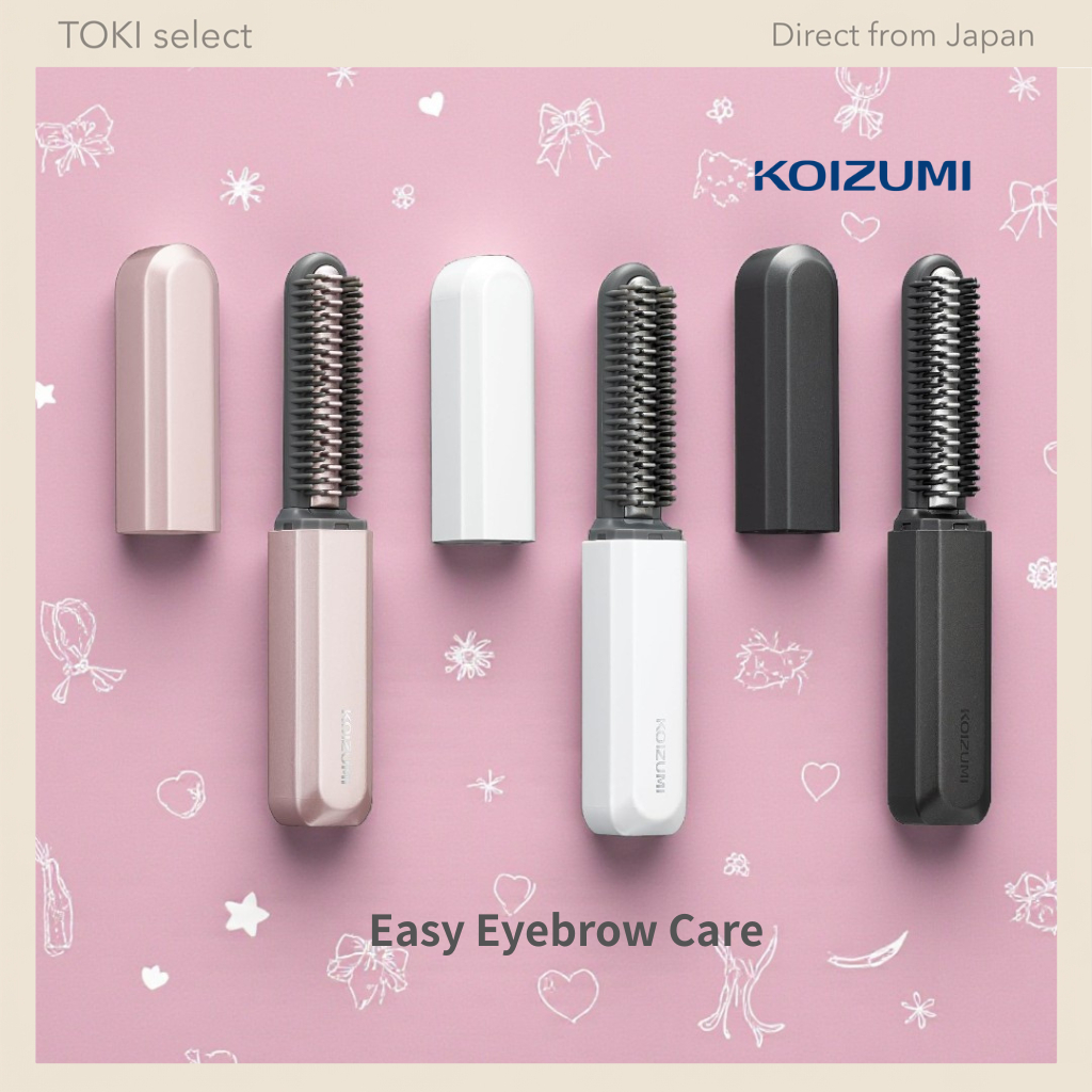 KOIZUMI Cordless Bangs Hair Iron | USB Rechargeable | Compact | 2 Heat Levels | Pink / Black / White