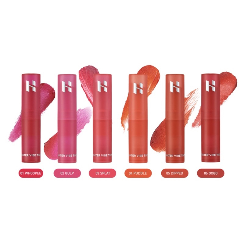 HOLIKA HOLIKA Water Vibe Tint l ลิปทินท์ ลิปทินท์เนื้อน้ำ ลิปเกาหลี ติดทนตลอดทั้งวัน