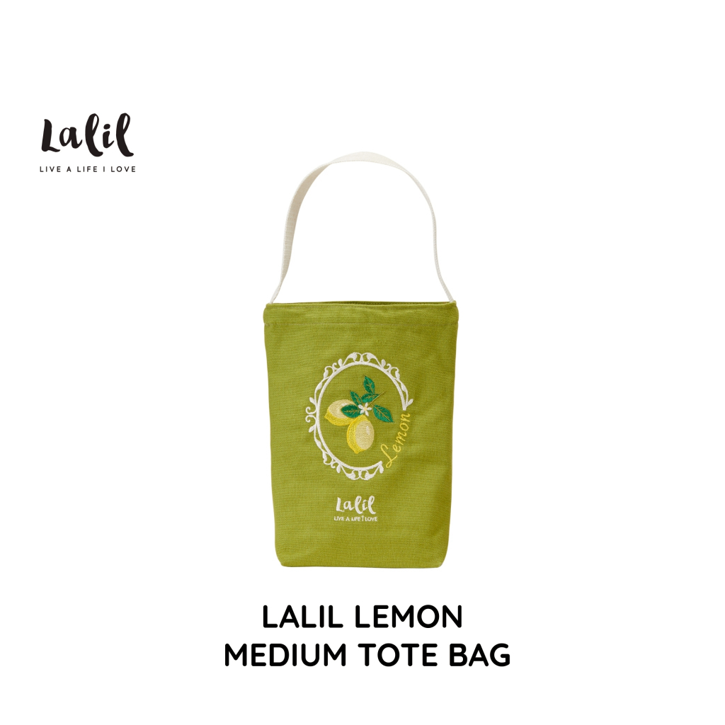 Lalil Medium Tote Bag (กระเป๋าผ้าลลิล ขนาดกลาง)