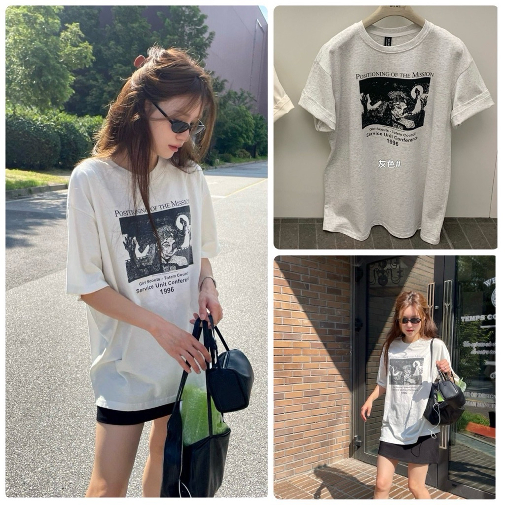 W8836 เสื้อแฟชั่น Tag ️WGWE ราคา ถูกที่สุด ดีลบีเคเค