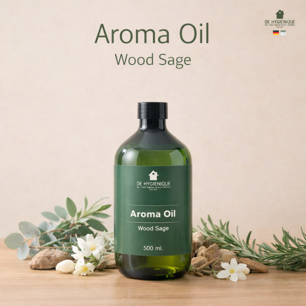 De Hygienique - Refill น้ำมันหอมระเหยกลิ่น Wood Sage ขนาด500ml.