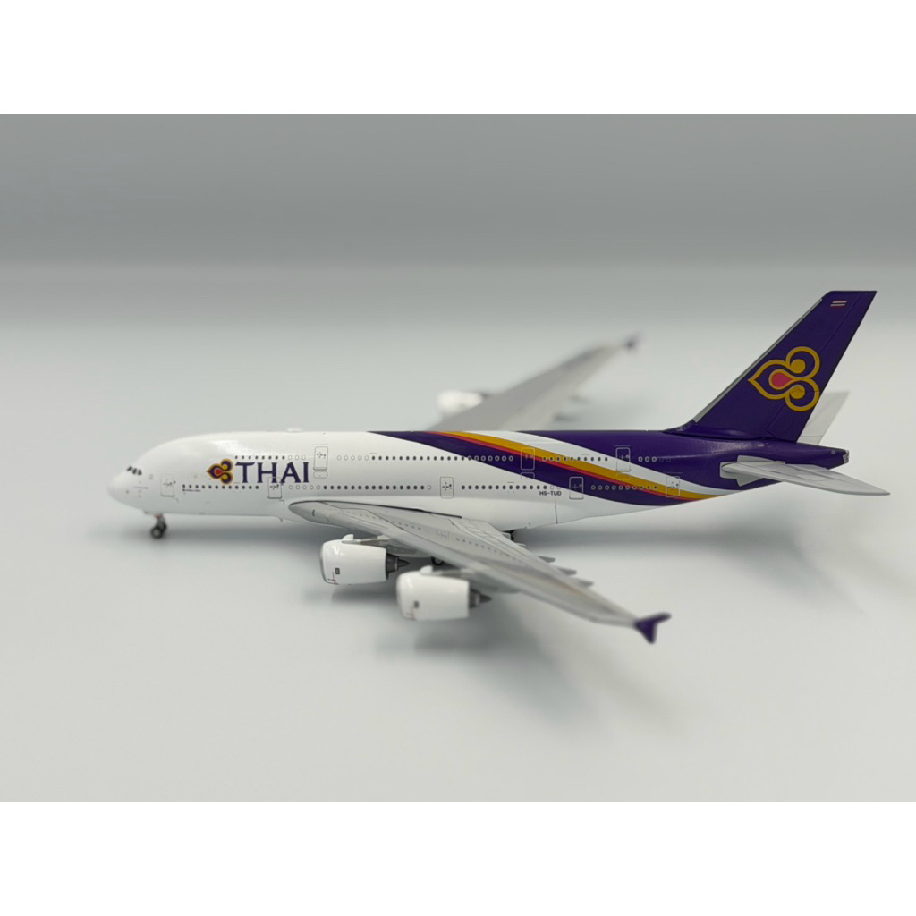 JC Wings โมเดลเครื่องบิน A380-800 HS-TUD Thai Airways 1:400 โมเดลเครื่องบิน rare