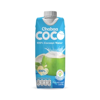 CHABAA COCO น้ำมะพร้าว 100% 310 มล. ยกลัง( 24 กล่อง )