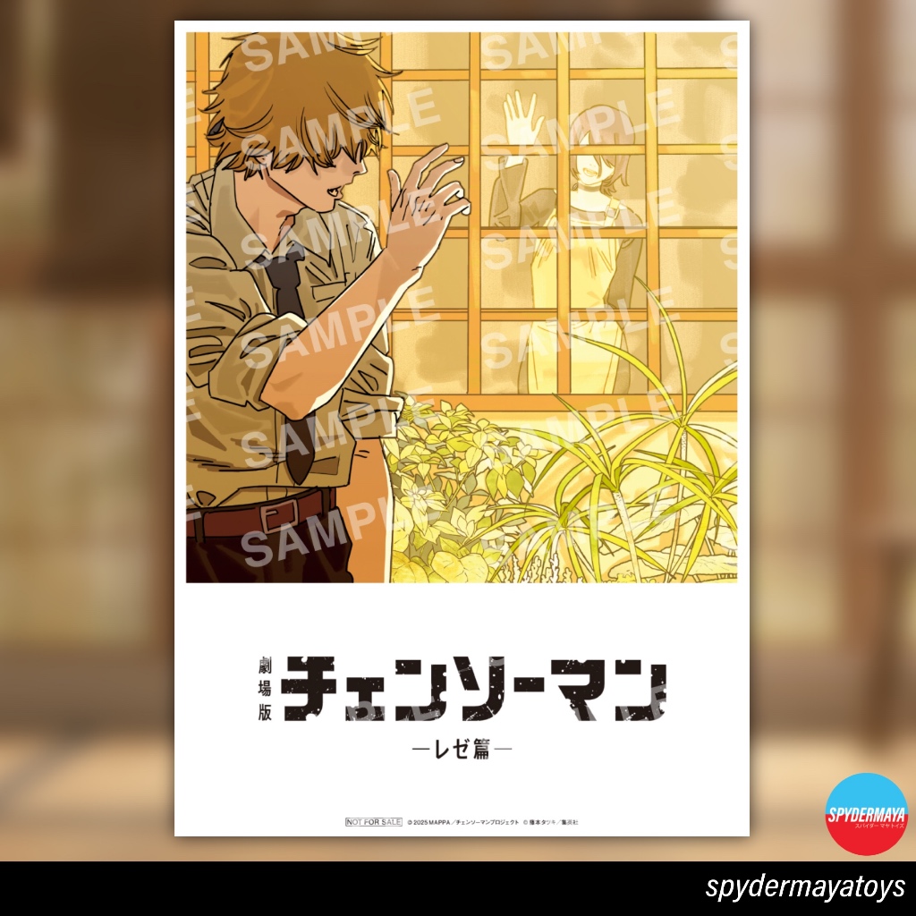 [พร้อมส่ง] Chainsaw Man - Reze Arc Theater Bonus A5 Visual Card