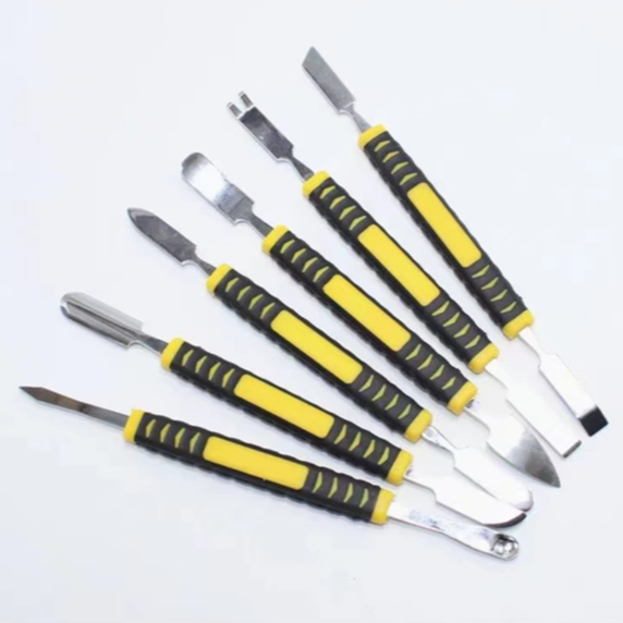 6in1 ชุดอุปกรณ์ซ่อมมือถือ แท่งงัดสแตนเลส 6 ชิ้น (Professional Pry Tool Set)