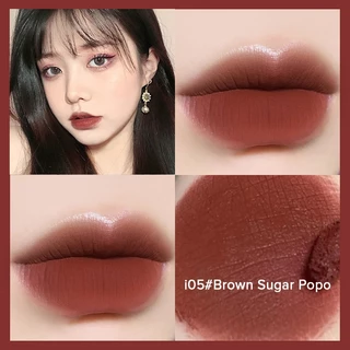 PCU lip ลิปสติก ของแท้ เนื้อลิขวิด แบบแมตต์ กันน้ำ ติดทนนาน 6 สี ลิปสติกเกาหลี เนื้อแมตต์ กำมะหยี่ Lipstick