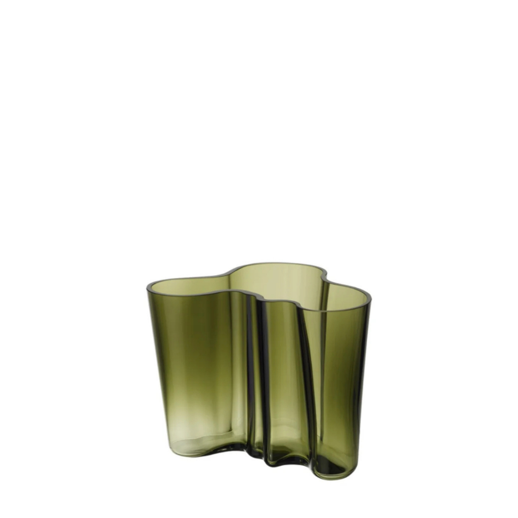IITTALA แจกัน Alvar Aalto Collection Vase 160 mm Moss Green