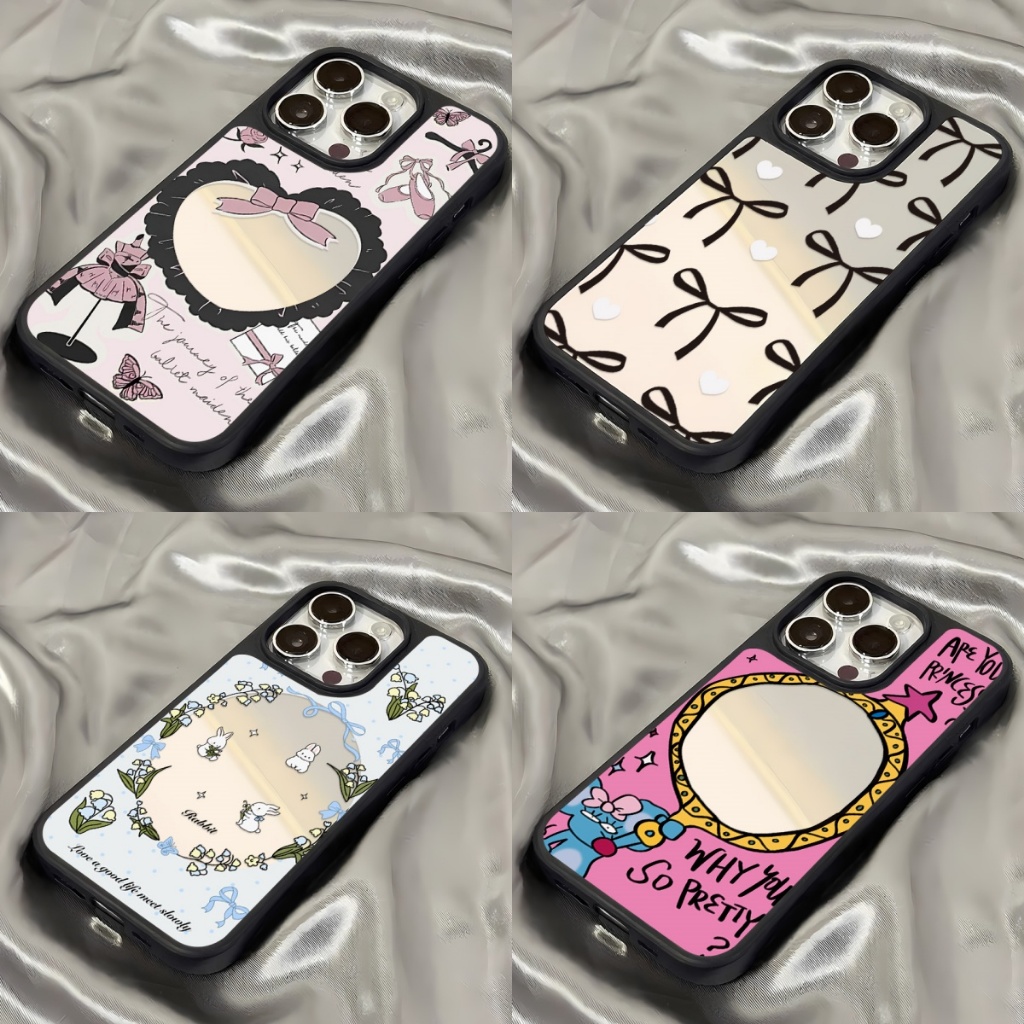 🔥เคสโทรศัพท์แอปเปิ้ล🔥กระจกแม่เหล็กโลหะ เคส For iPhone 11 ไอโฟน 16 15 14 13 12 Pro Max Mirror ปลอกกัน ลอกแข็งกันกระแทก
