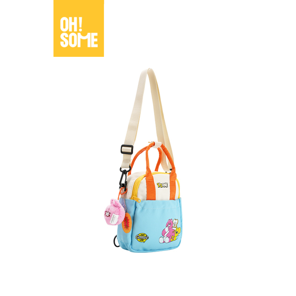 OHSOME x Zizone กระเป๋าเป้ ลายแมวพิงโก Multi-Purpose Backpack - รูปที่ 3