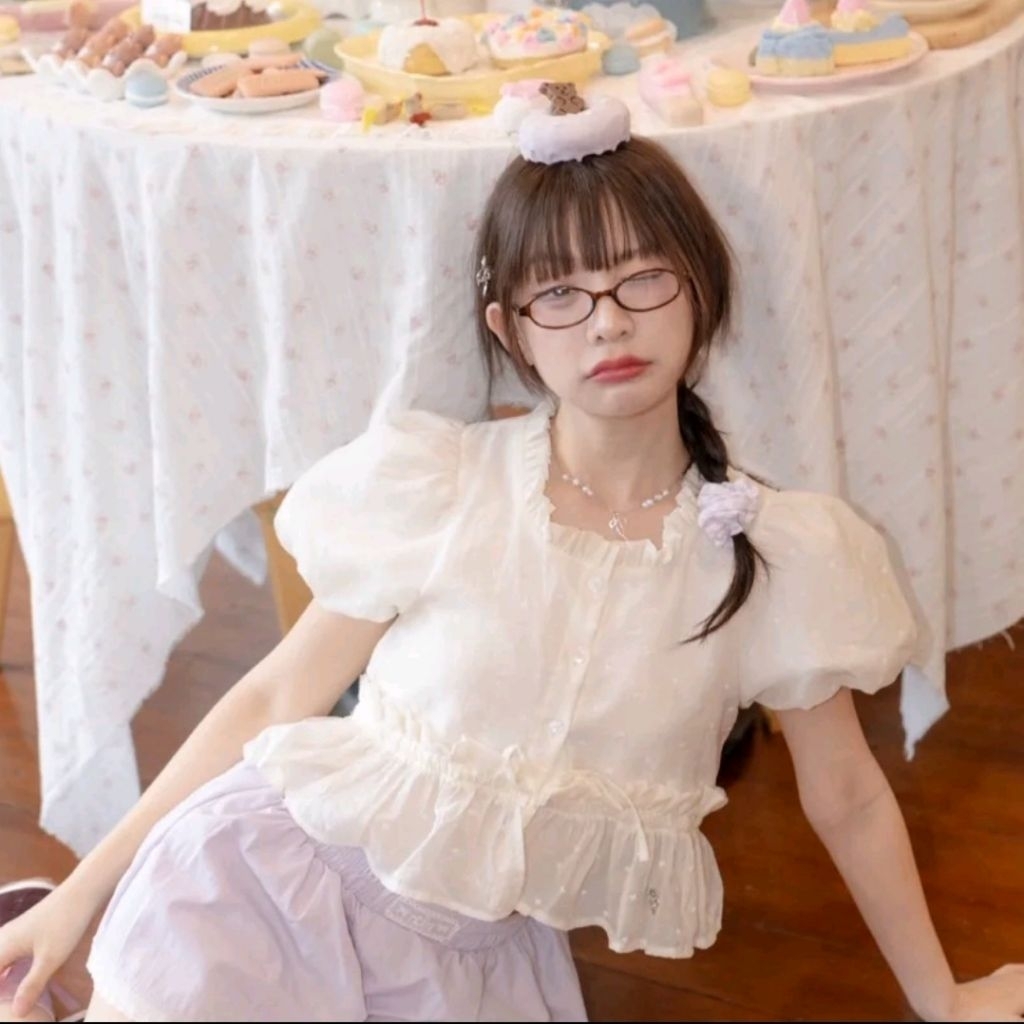 Rika น้องบารุเสื้อแขนบอลลูนมีซับใน