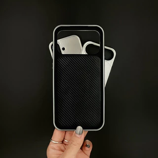 เคสหลังแข็งขอบนิ่ม สีเงิน (ทำเคสแปะหนัง/งานเรซิ่น/งานDIY) อ่านรายละเอียดก่อนสั่ง!!!