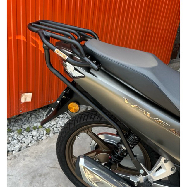 [KPM] แร็คท้ายพร้อมขาค้ำ Wave125 ปลาวาฬ/LED/All new20223-2026