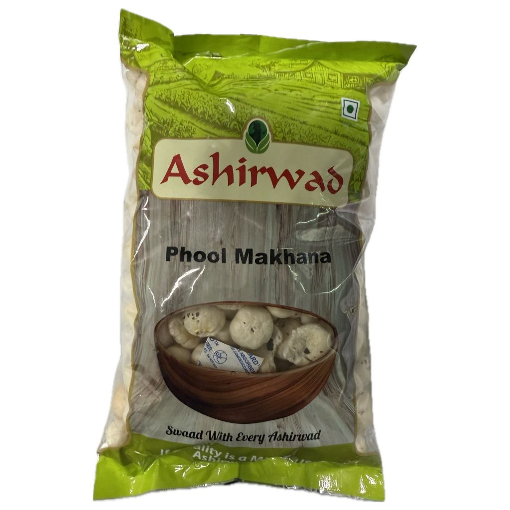 Ashirvad phool Makhana Lotus Seed/ Fox Nuts 100G เม็ดบัว