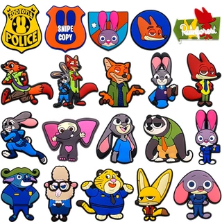 ซูโทเปีย(Zootopia)ตัวติดรองเท้า อุปกรณ์เสริมรองเท้า ลายการ์ตูนซูโทเปียที่ติดรองเท้า