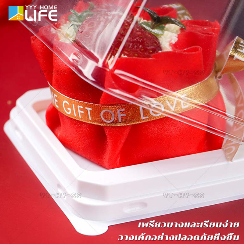 YYY Home life กล่องเค้กมินิ 50/100 ใบ หลุมกลม หลุมเหลี่ยม แถมส้อม กล่องเค้กแบบใช้แล้วทิ้ง ราคา ถูกที่สุด ดีลบีเคเค แกลเลอรีภาพที่ 7