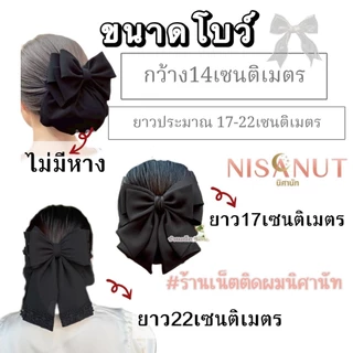 เน็ตติดผมขนาดกลางรุ่นผ้าชีฟอง เน็ตติดผมนิศานัท