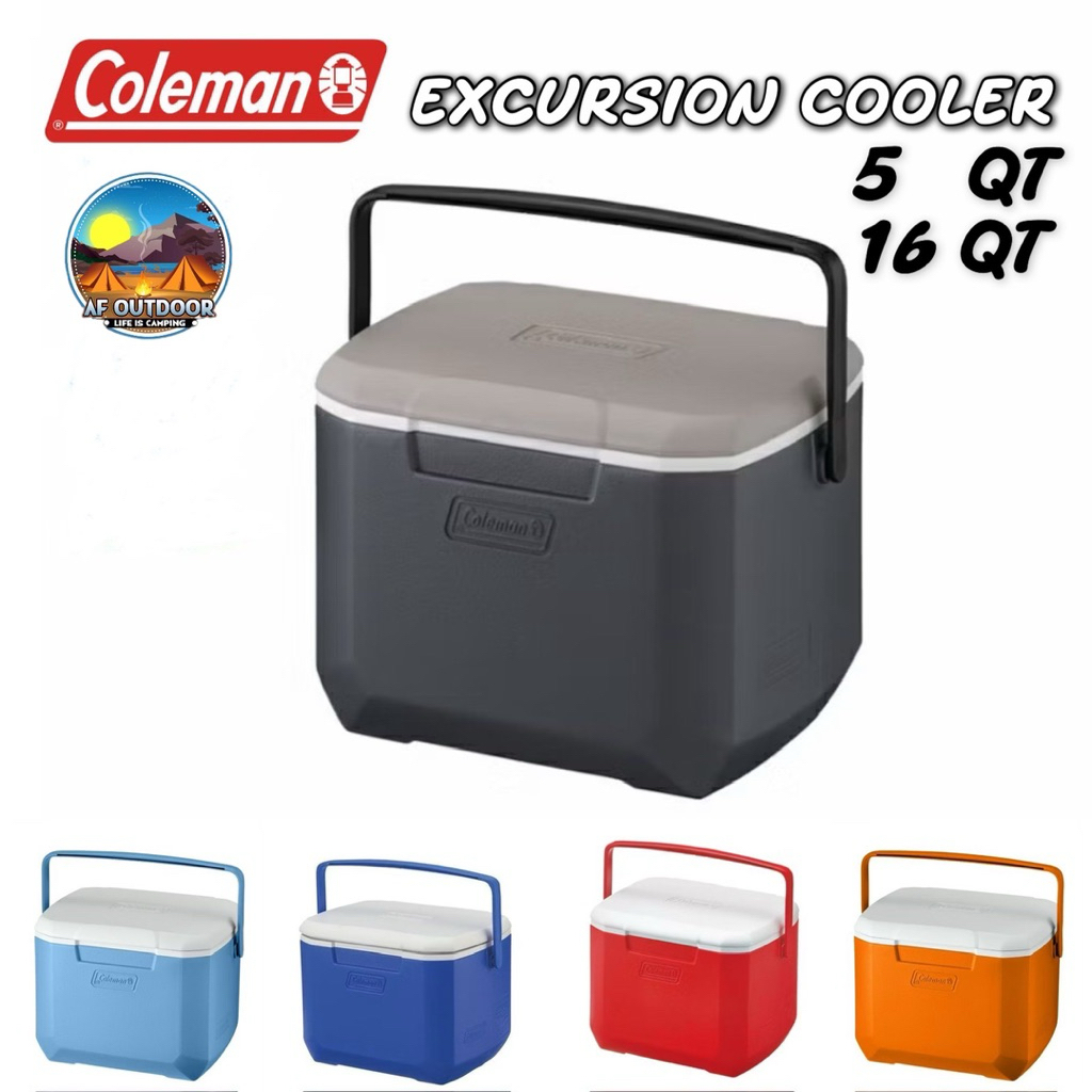 🇺🇸พร้อมส่ง🇺🇸กระติกน้ำแข็ง Coleman Cooler 5 QT, 16QT เก็บความเย็นได้ดี ของแท้100%