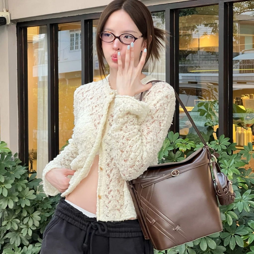 Cozii Allie bucket bag black&brown ❤️