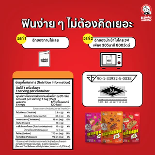 ZAABRO แซ่บโบร๋ แซลมอนซอสเทอริยากิพร้อมทาน อร่อยคุ้ม จัดจ้าน เนื้อแน่นเต็มซอง 75 กรัม