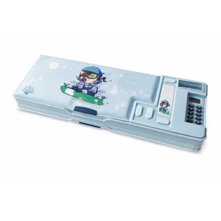 Pencil case กล่องดินสอแม่เหล็ก มัลติฟังก์ชั่น ลายการ์ตูน กล่องใส่เครื่องเขียน เอนกประสงค์ สำหรับเด็ก