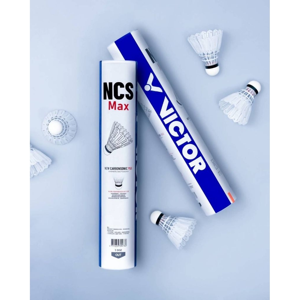 VICTOR ลูกแบดมินตัน รุ่น NCS PRO/NCS PRO Max Speed 75 (1หลอด/12 ลูก) แท้ 💯%
