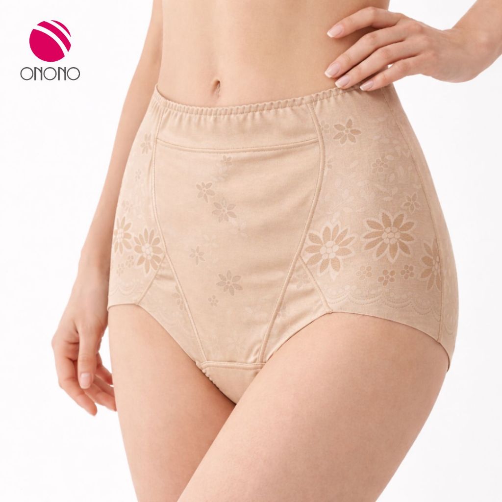 ONONO  รุ่น  NG4048 กางเกงชั้นในเอวสูง ลูกไม้เรียบเนียน ใส่สบาย เก็บทรงสวย
