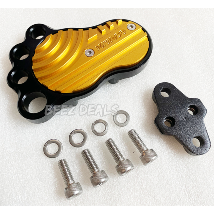 KITACO คิตะโกะ บิ๊กฟุต แป้นเบรค (ดำทอง) Honda Monkey 125 | Dax 125 | MSX 125 | MSX 125 SF | Grom 125
