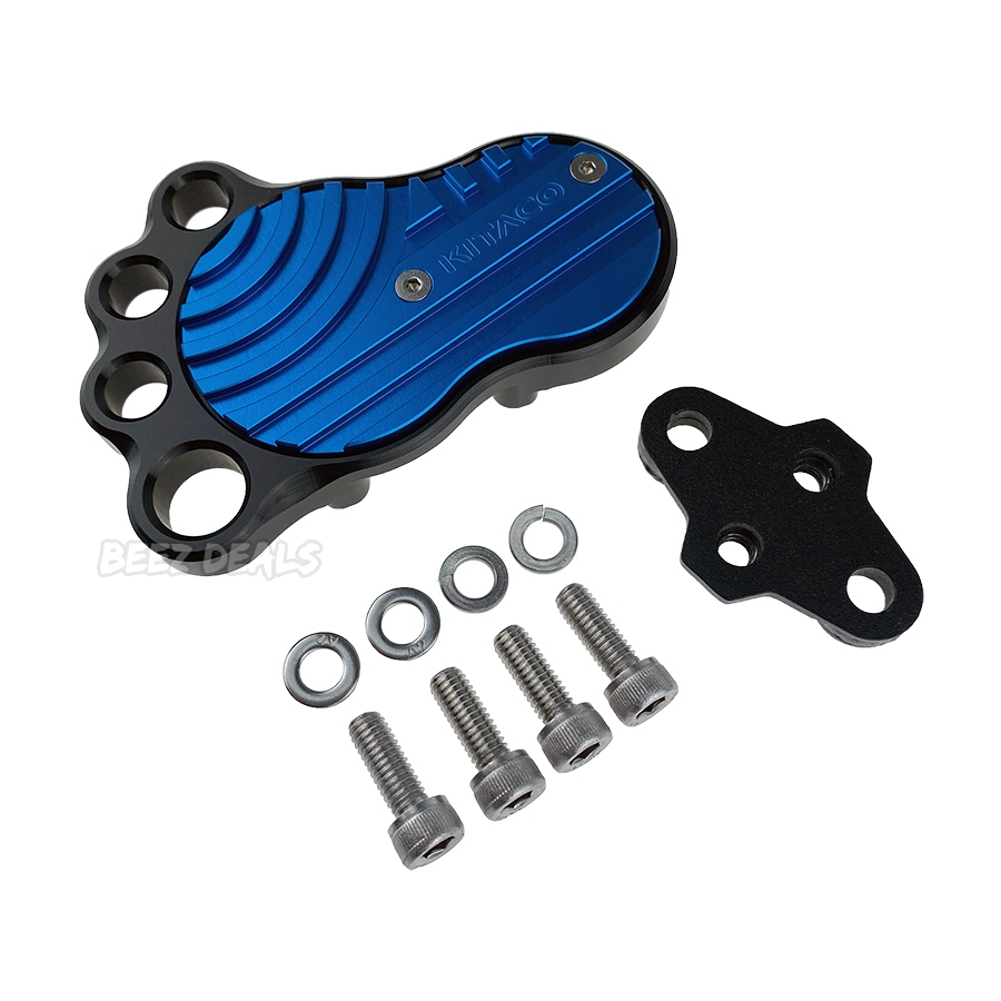 KITACO คิตะโกะ บิ๊กฟุต แป้นเบรค (ดำน้ำเงิน) Honda Monkey 125 | Dax 125 | MSX 125 | MSX 125 SF | Grom