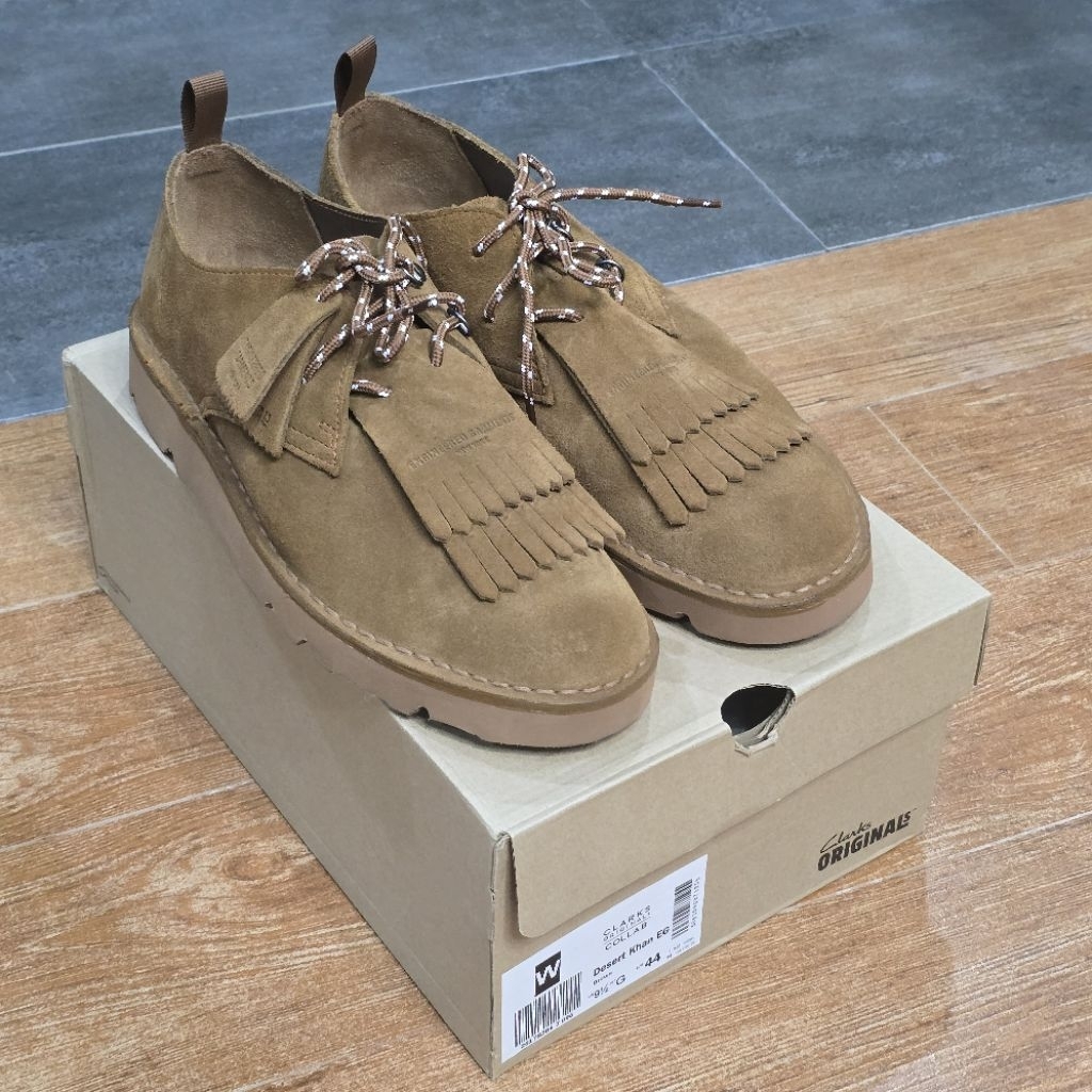 ขาย Clarks x Engineer Garments Desert Khan ไซส์ 10.5US 10.5 9.5UK 9.5 สภาพดี ของแท้ พร้อมส่ง