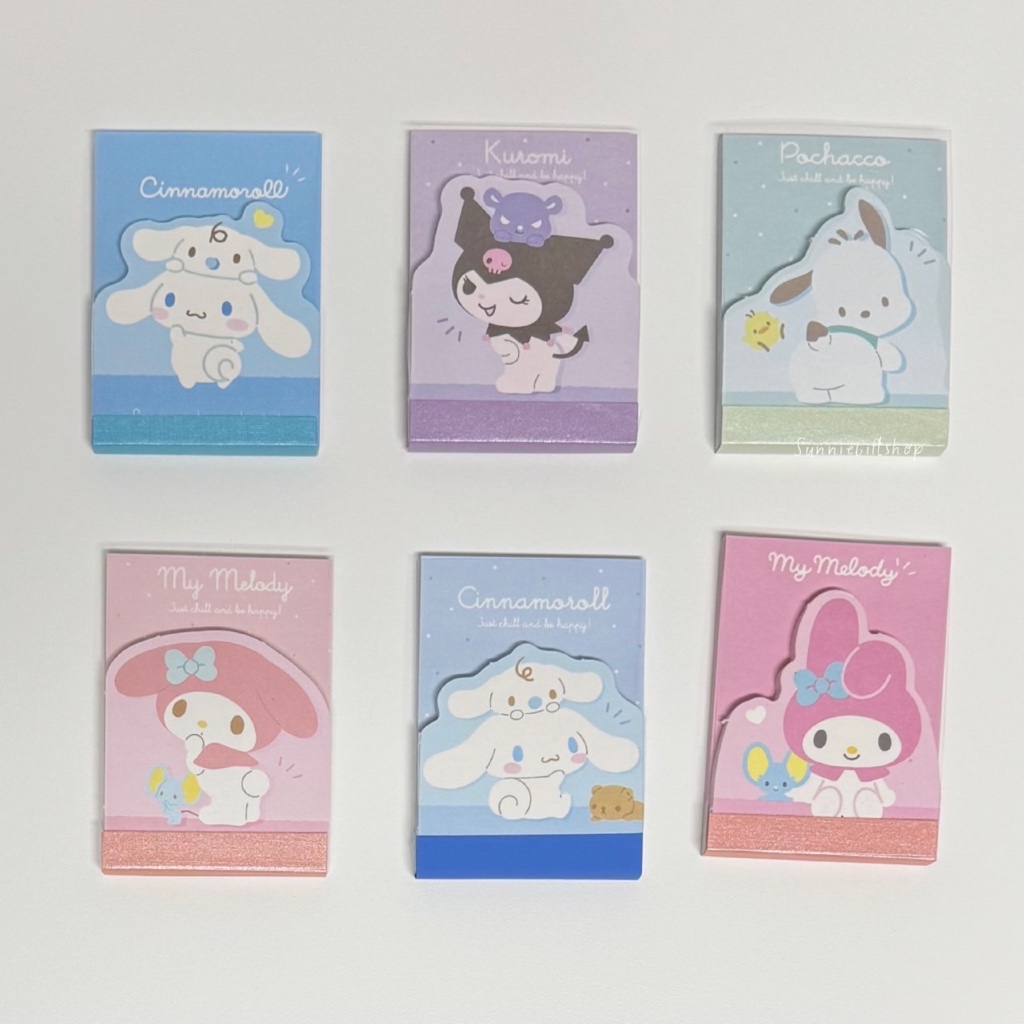 สมุดฉีก ลายการ์ตูน ไดคัท 80แผ่น 8.7×6.3cm ราคา ถูกที่สุด ดีลบีเคเค
