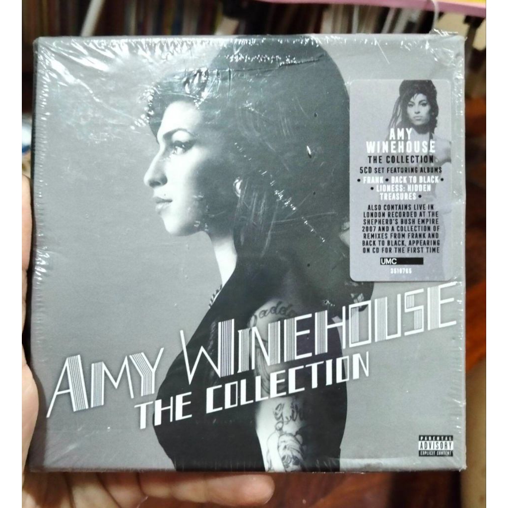 ซีดีเพลง cd music The Collection Amy Winehouse 5 CD Frank, Back to Black, Lioness: Hidden Treasures,
