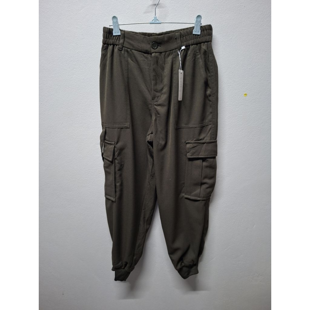 กางเกงคาร์โก้ h&m มือสอง #E670